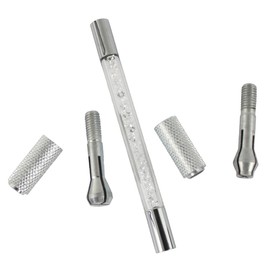 Xiaoyu 3 in 1 Crystal Multifunction Manual Tattoo Permanent Makeup Eyebrow Pen Microblading Pen - White