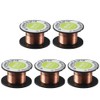 Fudeshe Enameled Copper Wire 5pcs 0.1mm Thickness Magnet Winding Wire