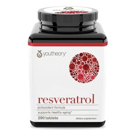 Resveratrol Con Acerola 290 Tabletas Antienvejecimiento