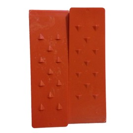 10 Inch Barbed Felling Wedge Chain Saw Logging Supplies Set of 2