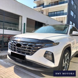 BMY Hood Deflector/Front Bug Shield Compatible for Hyundai Tucson 2022-2025 Hood Guard Bonnet Protector | Particles & Bug | Car Accessories