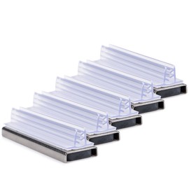 magnets4you - Pack of 5 magnetic sign and card holders, vertical. Holds material thicknesses up to 1 mm. Perfect for presenting advertisement / information in the sales area or at trade fairs