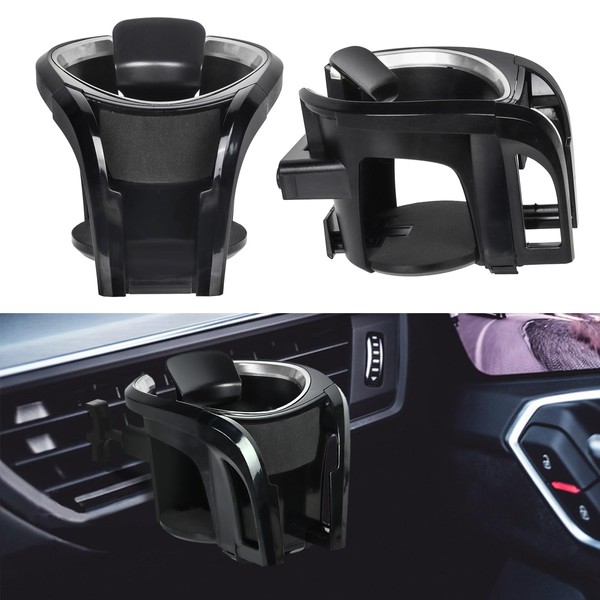 Car Cup Holder Mount, 2 in 1 Adjustable Car Drink