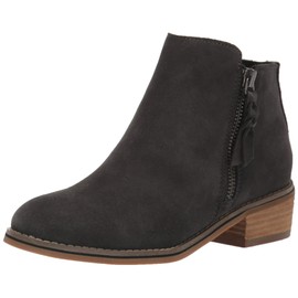 Blondo Women's Liam Waterproof Boot, Dark Grey Suede, 8.5 M US