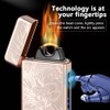 YOZWOO Electric Rechargeable Lighter Plasma Arc Lighter Big Power Flame