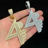 ATJMLADY 4PF For Pocket Full Pendant Necklace for Hip Hop