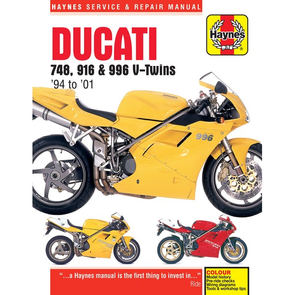Ducati 748, 916 & 996 V-Twins '94 to '01