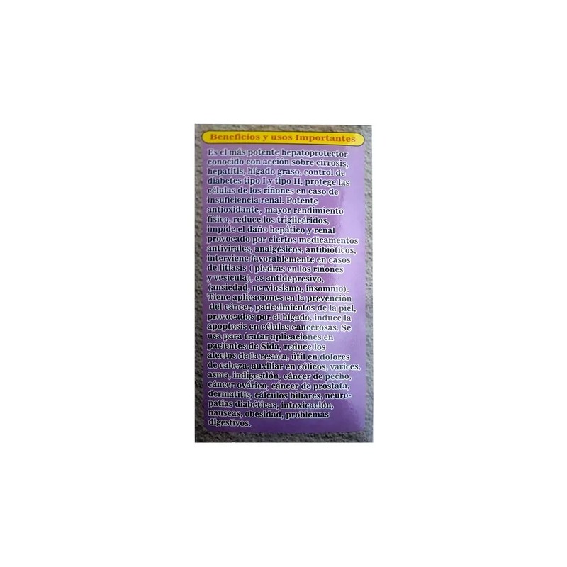 Té CARDO MARIANO compuesto herbal en tónico Fresa 1 kg
