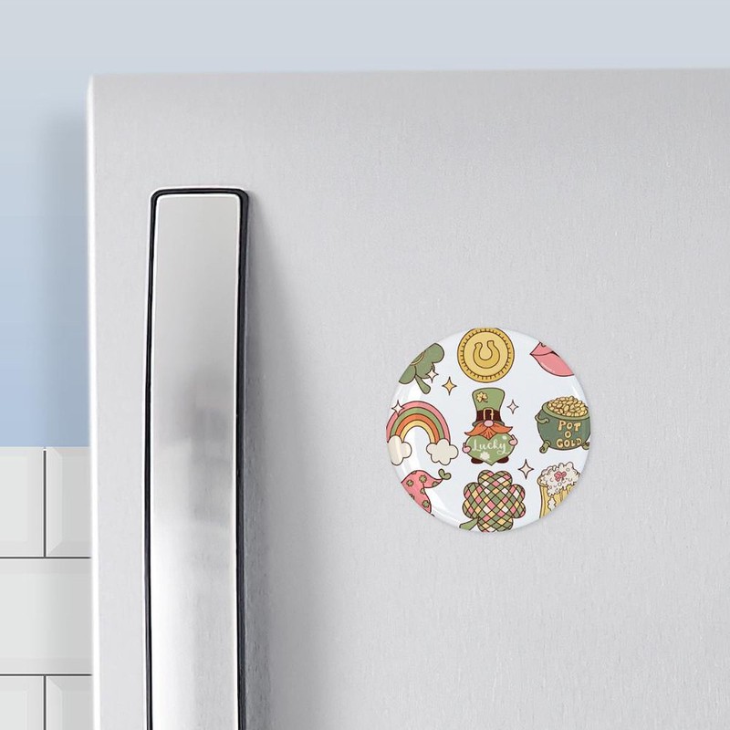 CafePress St Patrick's Day Magnets 2.25" Round Magnet, Refrigerator Magnet