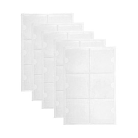 CAPASTEC 30 Clear Index Card Pockets Clear Label Holders 4.13"x4.13"