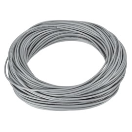 QUARKZMAN 24AWG Wire 24 Gauge Stranded PVC Connection Wire, UL1015 600V 30m/100ft Tinned Copper Wire Grey 221℉ for Internal Connection Wire
