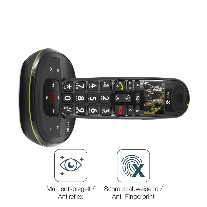 dipos I 4x Schutzfolie matt passend für Doro 105wr Folie