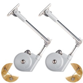 Toy Box Hinges Soft Close - Chest Hinge Lid Stay 105 Degree Open with Soft Close, Lid Support for Toy Box Chest Upward Top-Opening Flap Doors (Pack of 2)