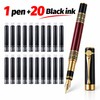 Metal Fountain Pen for Daily Writing – 0.5mm Standard Nib