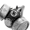 ILOVEMASKS Steampunk Spiked Goggles Glasses and Respirator Gas Mask Costume