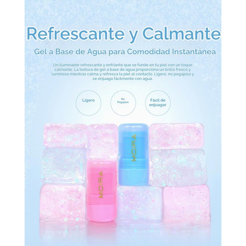 Moira Iluminador Icy Glow Jelly Stick (001, Candy Cloud)