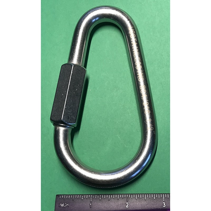 Stainless Steel 316 Pear Shape Quick Link 1/2" (12mm) Marine