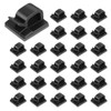 Cable Clips, Cord Clips, Cable Holder, Set of 50 (Black)