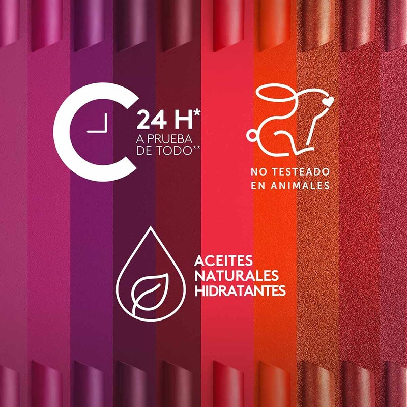 ésika - Labial Colorfix 24H de Larga Duración 2g -