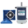 Worm Gear Motor DC Stainless Steel 90W 2100 R Min