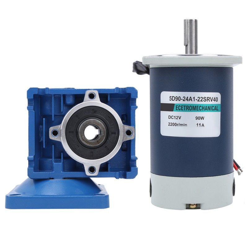 Worm Gear Motor DC Stainless Steel 90W 2100 R Min