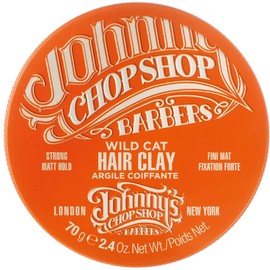 Johnny's Chop Shop Wild Cat Hair clay strong matt hold 70g