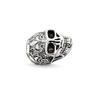 Thomas Sabo"Skull With Lily" Blackened Bead