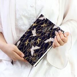 DECHOUS A5 Book Cover Sleeve Fabric Book Cover Protector Washable Book Dust Cover A5 Book Sleeve for Paperback Notebook Diary