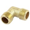 Sourcingmap Air Compressor 3/8 BSP M/M Thread 90 Degree Joint