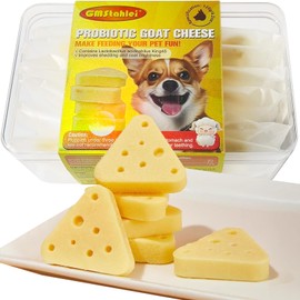 GMStahlei Dog Goat Cheese Treats - Bite Size - Human Grade Pet Treats - Healthy Treats - Boosts Immunity and Improves Coat - Dog Cheese Treats - 4.2 oz / 120g