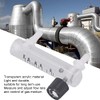 Gas Flow Meter Ml/min Tester, Transparent Gas Tester Flowmeter, Large