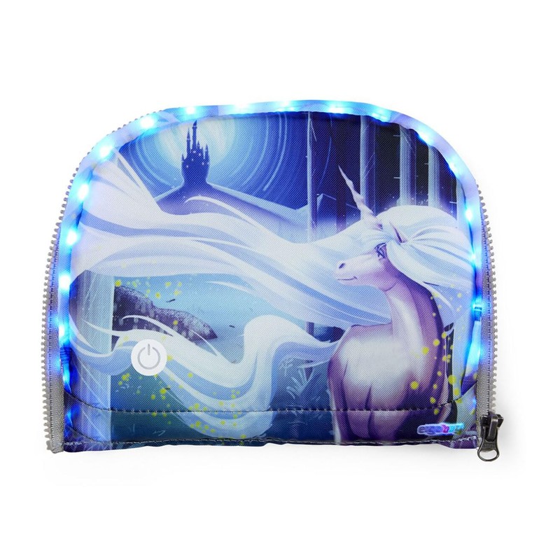 ergobag LED Zippies School Bag Accessory Front Pocket Motif Worlds