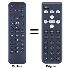 New Universal Replacement Remote Control for SiriusXM V2.0 Xpress, Starmate, Onyx, OnyxEZ, Onyx Plus, Commander Touch, Stratus, Sportster