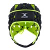 Gilbert Air M Rugby Helm, Schwarz/Grün, M