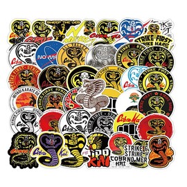 Karate Movie Kid Cobra Snake Decal Vinyl Stickers Assorted Lot of 50 Pieces