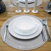 Pauwer Woven Round Placemats 6 Pieces Heat Insulation Non Slip