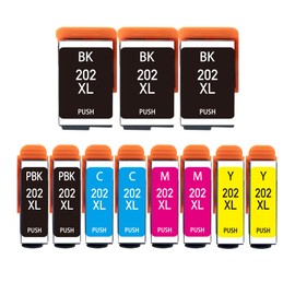 akaca 202 XL Printer Cartridges for Epson 202 202XL Cartridges Multipack, Compatible with Expression Premium XP-6000 XP-6005 XP-6100 XP-6105 XP6000 XP6005 XP6100 XP6105 (Pack of 11)