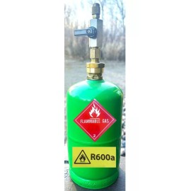 Frosty-Freeze AC products R600a Refrigerant Tank Recovery, Excellent For Small Systems, 16 oz. Capacity