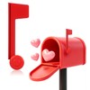 Mail Box Flag Replacement, Red Metal Replacement Mailbox Flag Easy