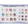 Obp Gama Gel Uv Semipermanente Esmalte Glitter Diamante 6pzs Obp