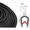 SMI - Edge protection profile KS0-1S for 0-1 mm PVC