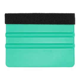 QUARKZMAN Vinyl-Rakel Filzkante 4" Rakel Filz Stoff Aufkleber Vinyl Schaber Auto Tapete Glättungswerkzeuge Fenster Sichtschutzfolie Glas Tönung Rakel Installation, Grün