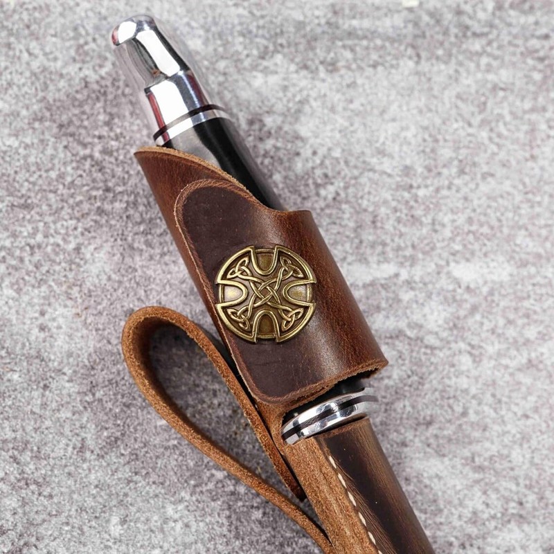 Full grain Leather Sheath for Buck 120 Knife, knife holder,