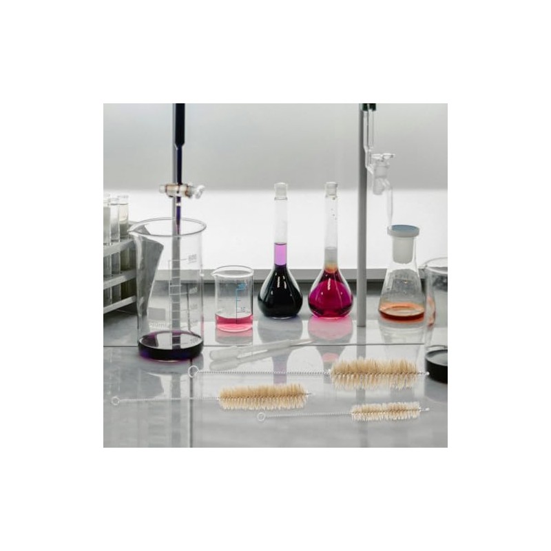 Hemobllo Escobillón Tubos Laboratorio Juego De 3 Cepillos para Tubos