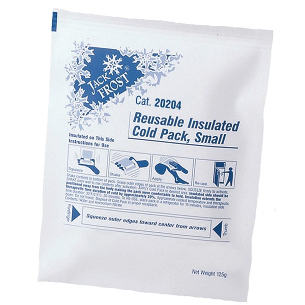 Coldstar 20204 Single Use Non-Insulated Instant Cold Packs 5" x