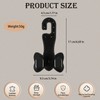 2 PCS Car Seat Hooks, 2-in-1 Leather Purse & Phone
