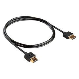 Meliconi 497014 2 m HDMI Ultrathin Cable - Black