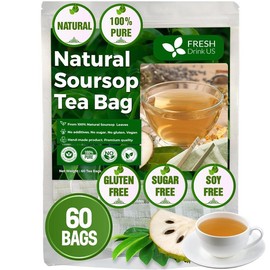 Soursop Leaves Tea bags, Dried Soursop Leaves, Soursop Leaf Powder, Guanabana Leaves Tea, Hoja Guanabana Tea - Size: 150 Tea bags