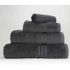 Blue Label 500gsm Plain Charcoal Grey Bath Sheet (SEE SIZE