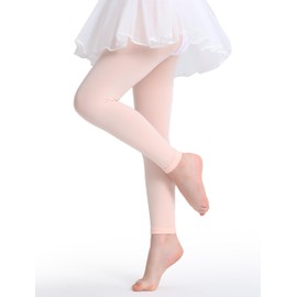 Yitoco Toddlers Girls Footless Tights for Dance Ballet Pink Super Soft Students Gymnastics Stockings (1 Pairs, Ballet Pink, 4-6 Years, YOTS05-LP-1CS)